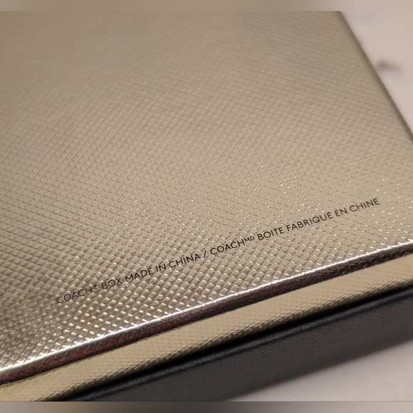 Coach Stud Earrings - NWT - Silver/Crystal - Picture 6 of 7